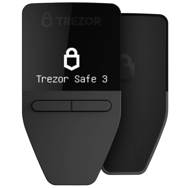 Trezor Safe 3: hardware wallet con chip seguro y firmware open source, uno de los modelos de la comparativa